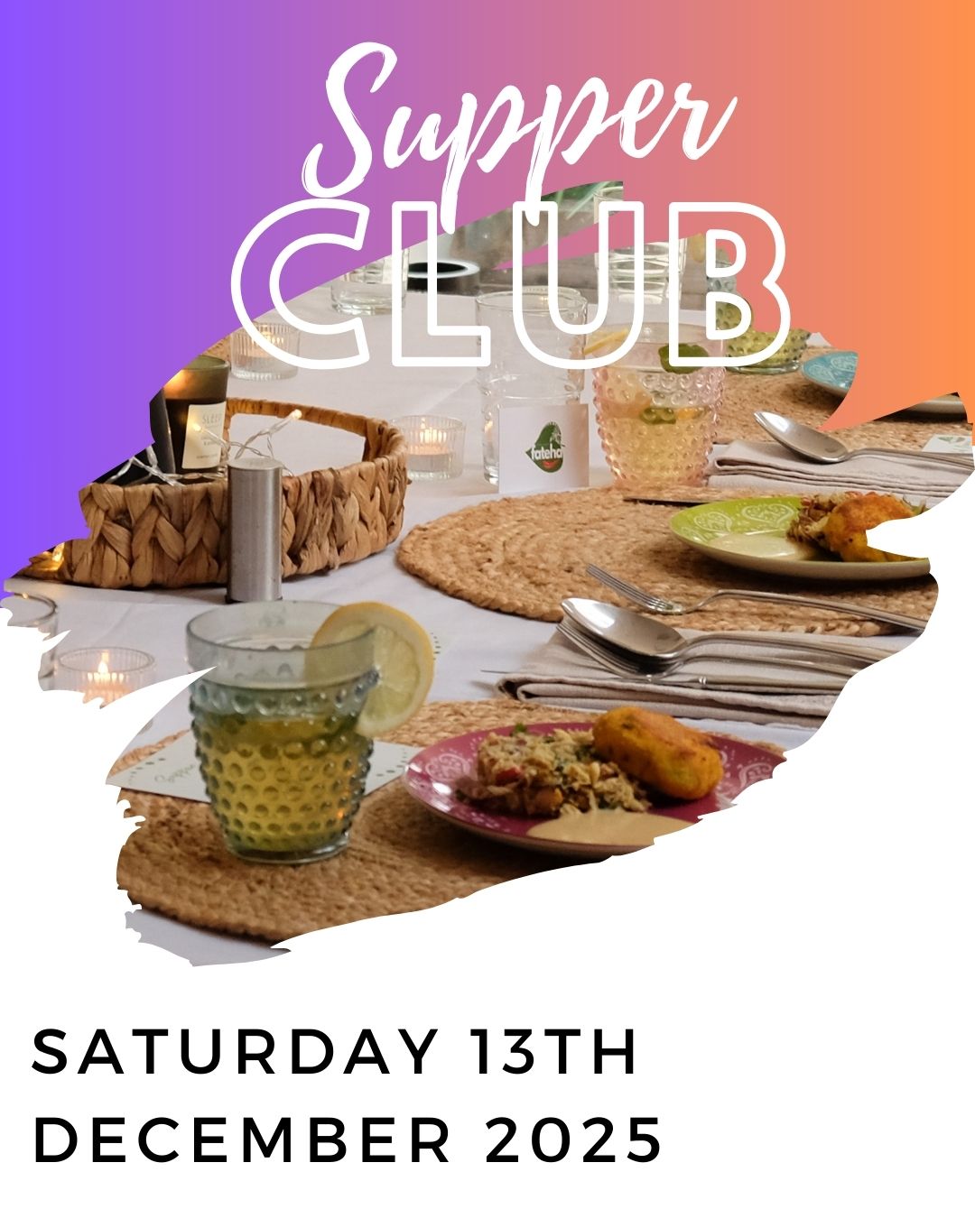 December Supper Club - Saturday 13th December 2025